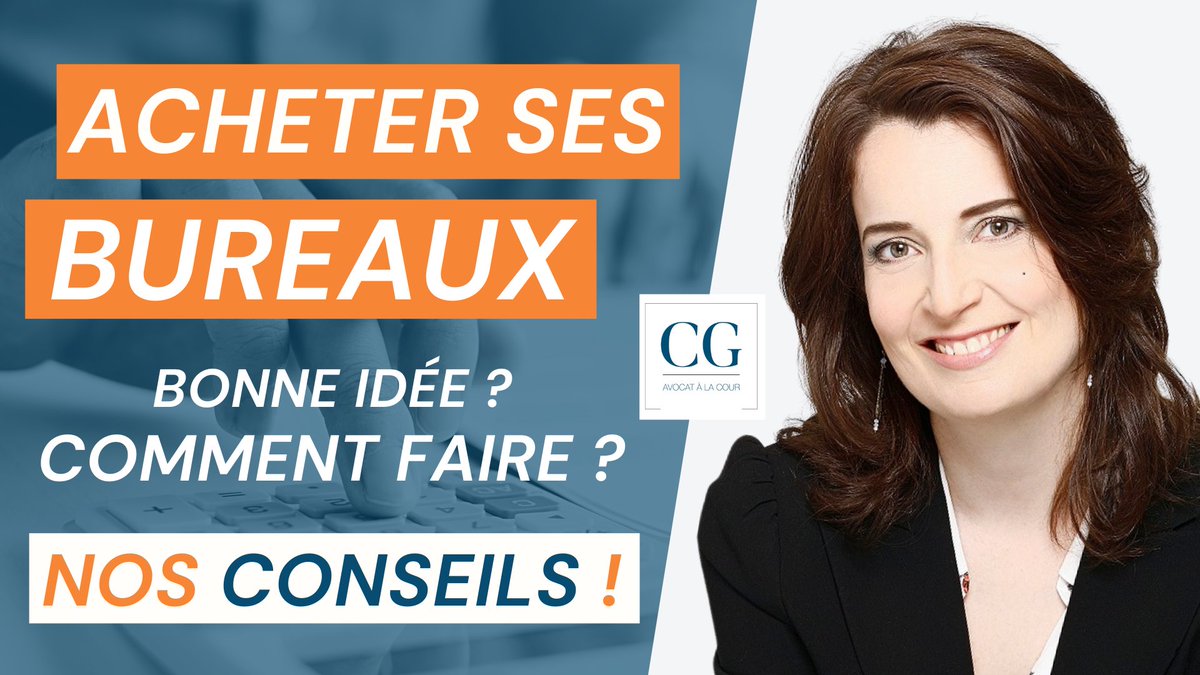 Céline Granier Avocat fiscaliste Paris sur Google : posts.gle/D3A3fQ 
#achat #bureau #dirigeant