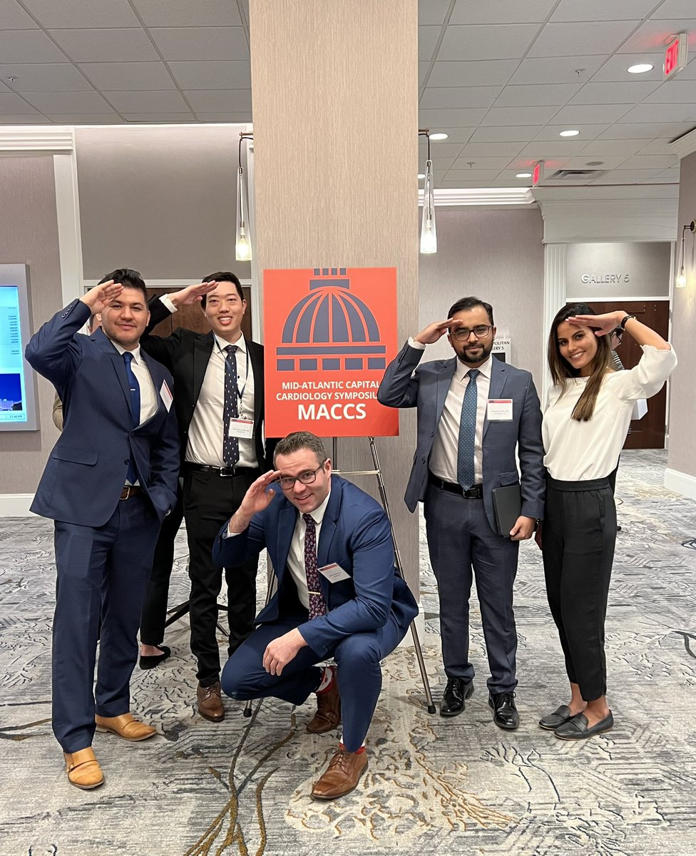 Our Fellows and Residents came out in full force to the Mid-Atlantic Capital Cardiology Symposium. Great academic work by all too (wish Twitter allowed more pictures for all the posters!) ! #MACCS22 @QWasif @HosmaneCardio @oldham_jen @HussainAzizi8 @christianacare @ACCinTouch