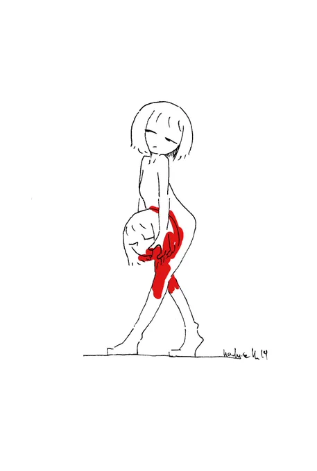 なんもいわん#お絵描き #イラスト 