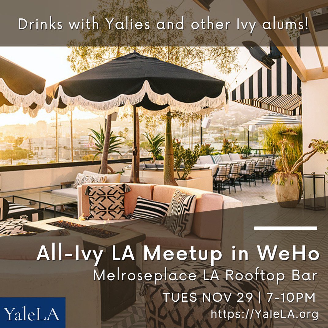 Yale Club of Los Angeles tweet media