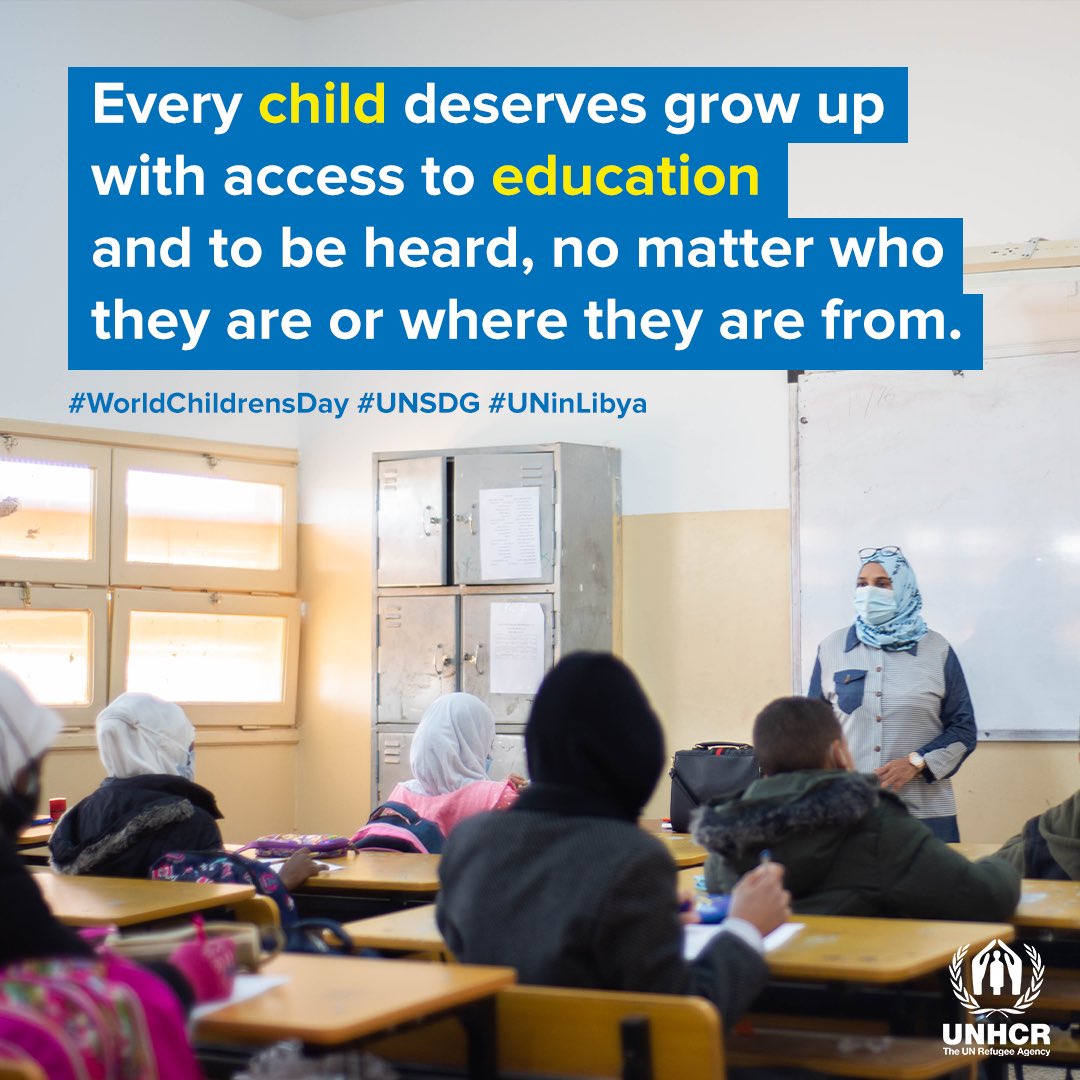 UNHCRLibya's tweet photo. https://t.co/ZPU0mtK7Ar