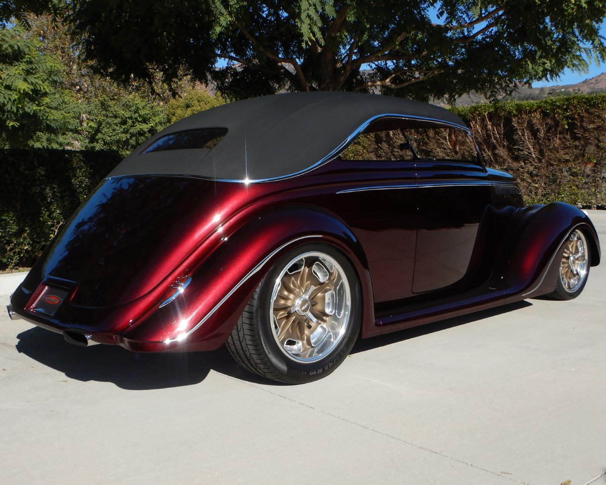 This 1937 roadster is a custom, one-off German-bodied <a href="/Ford/">Ford Motor Company</a> reported to be Germany’s first street rod. The build is rich in personal history and it crosses the block at the 2023 Scottsdale Auction with No Reserve, January 21-29 at WestWorld.

Read more: bit.ly/3tI9XXm