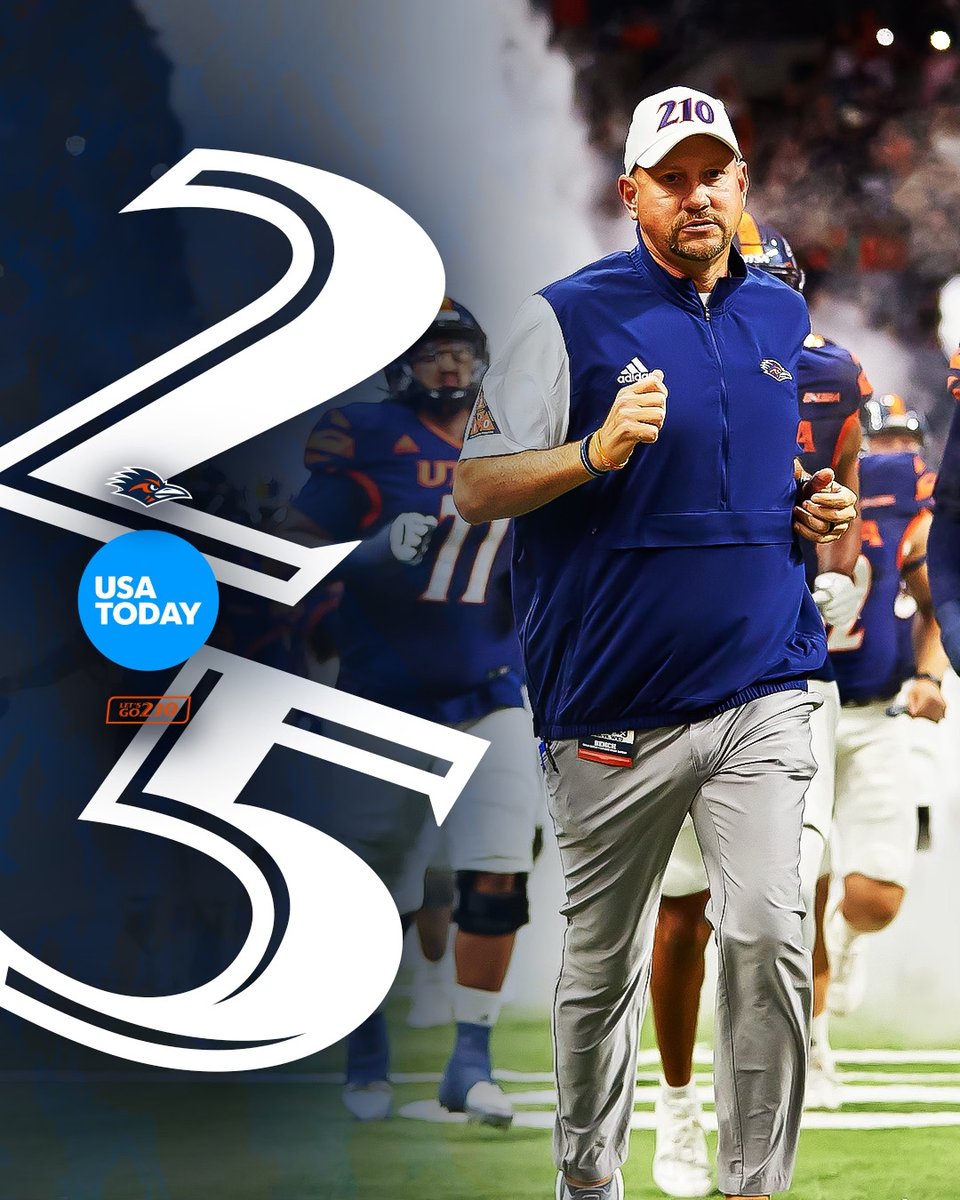 Back in the Top 25 💪

🔗 bit.ly/3UUJzW7

#210TriangleOfToughness 
#LetsGo210 | #BirdsUp 🤙