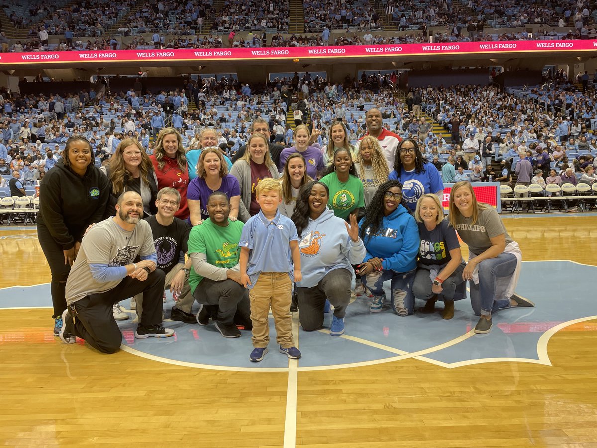 Thank you, <a href="/UNC_Basketball/">Carolina Basketball</a> and <a href="/GoHeels/">UNC Tar Heels</a> for honoring our principals and school leaders in a way we won’t soon forget! 🤩🤩🤩