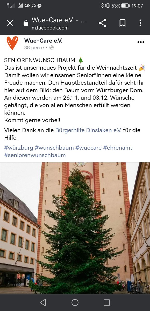 🎄🤝#wuerzburg #würzburg #help #hilfe #christmas #seniorenwunschbaum #wuecare