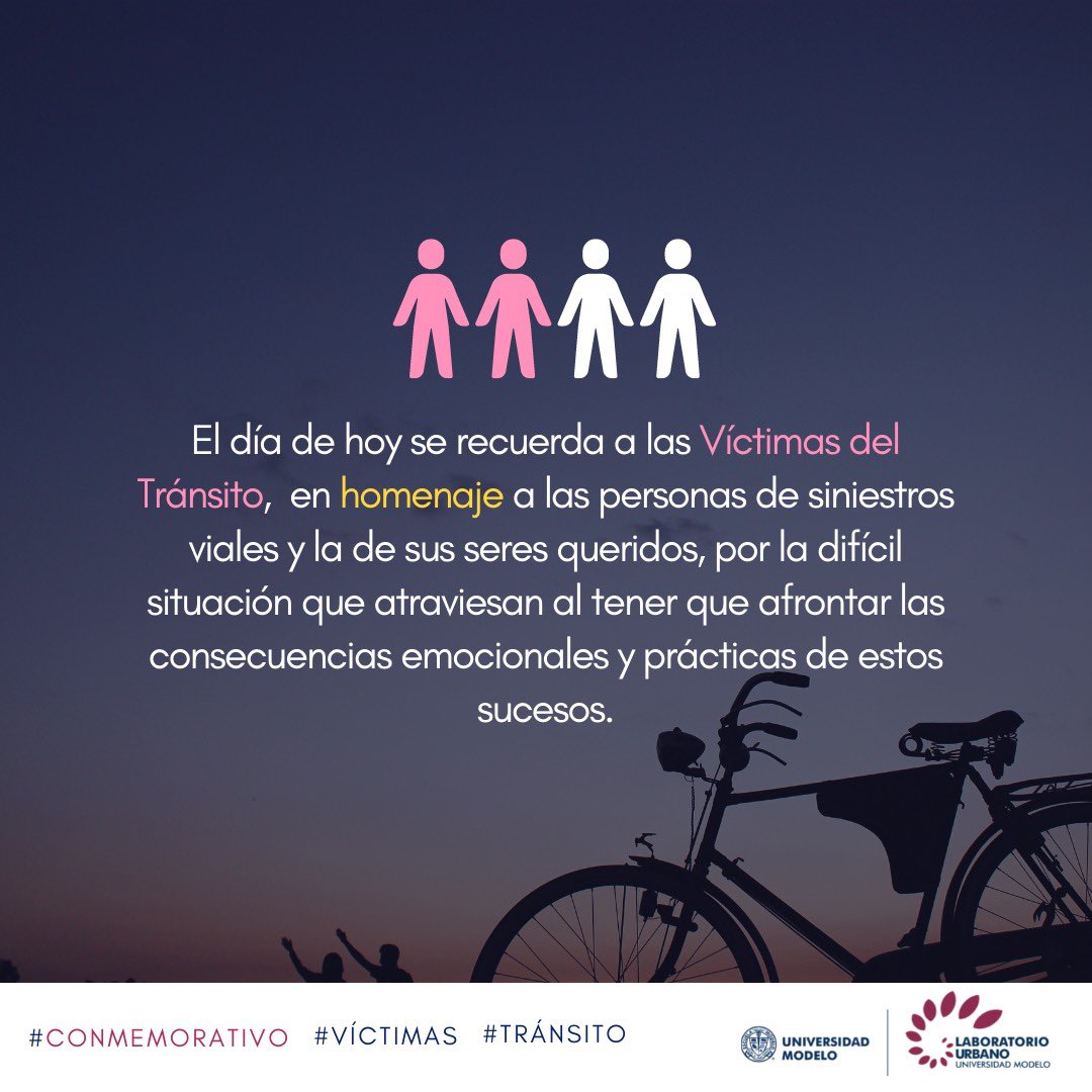 LumUnimodelo's tweet photo. El día de hoy se recuerda con mucho respeto el día mundial en memoria de las víctimas de tránsito. https://t.co/LeGRsFnZPN