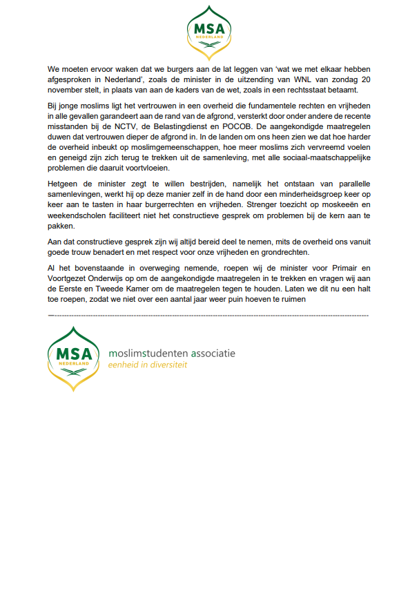 MSA Nederland tweet media