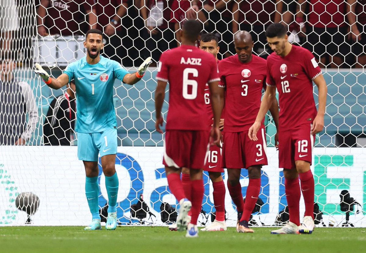 🚨 Le Qatar est le premier pays hôte de l'histoire de la Coupe du monde à perdre pour son entrée en lice dans la compétition. 🇶🇦
 t.me/Qatar2022FR/497