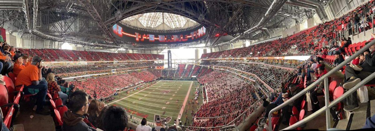 ReverendDangles's tweet photo. Bears vs Falcons. Let's show ATL what real fans look like! #BearDown https://t.co/Q8KQXuRcNj