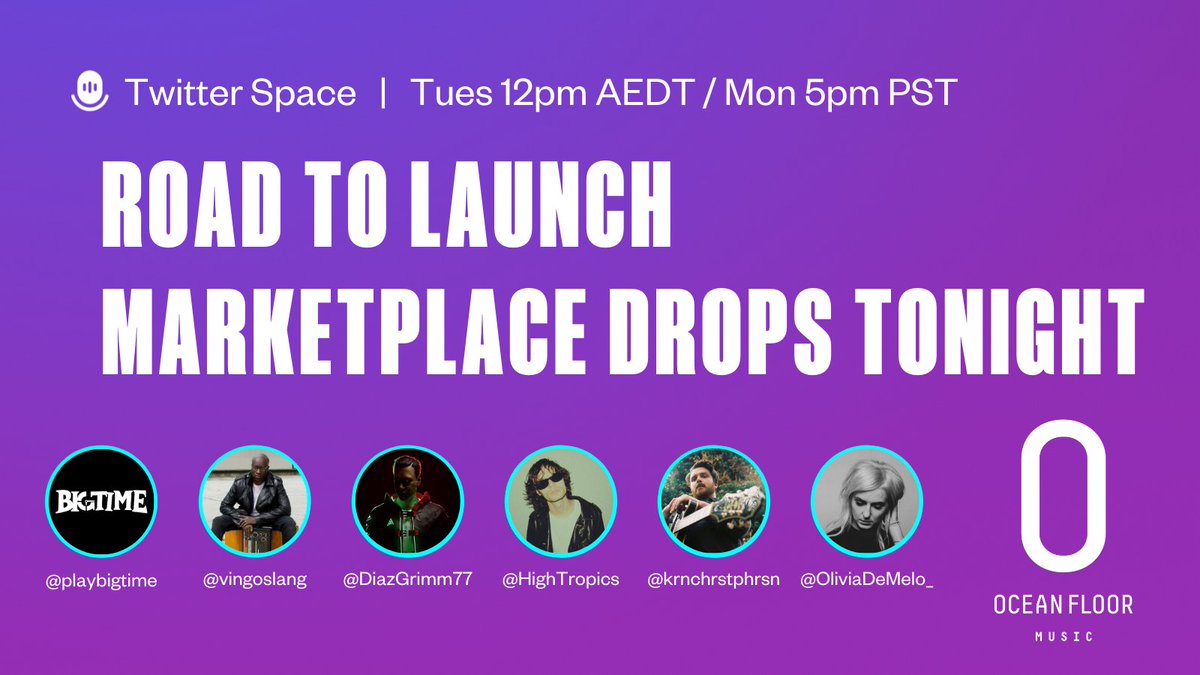 massive.fan (@massivefanhq) on Twitter photo Come celebrate the drop of our Music Marketplace with some of our favourite people <a href="/vingoslang/">Vince Lawrence</a> <a href="/playbigtime/">Big Time</a> <a href="/DiazGrimm77/">DiazGrimm.eth</a> <a href="/HighTropics/">High Tropics</a> <a href="/krnchrstphrsn/">š¦šø Kieran Christopherson</a> <a href="/OliviaDeMelo_/">Olivia De Melo</a>
Listen in for a chance to win some Early Access Passes!
x.com/i/spaces/1OyKA⦠Come celebrate the drop of our Music Marketplace with some of our favourite people <a href="/vingoslang/">Vince Lawrence</a> <a href="/playbigtime/">Big Time</a> <a href="/DiazGrimm77/">DiazGrimm.eth</a> <a href="/HighTropics/">High Tropics</a> <a href="/krnchrstphrsn/">š¦šø Kieran Christopherson</a> <a href="/OliviaDeMelo_/">Olivia De Melo</a>
Listen in for a chance to win some Early Access Passes!
x.com/i/spaces/1OyKAā¦