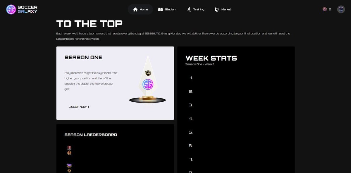 Galaxy Point
Play matches to get Galaxy Points. The higher your position of the season, the bigger the rewards!

Each week we have a tournament that resets every Sunday. We will deliver the rewards according to the final position and we will reset the Leaderboard for next week.