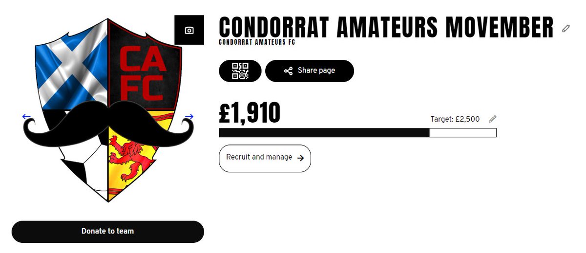 CondorratAFC's tweet photo. 𝕄𝕆𝕍𝔼𝕄𝔹𝔼ℝ 𝟙𝟘𝕜𝕞 👨

Fantastic effort from the boys today. We have ran a fancy dress 10km to raise awareness and funds for Movember.

We are looking to raise as much money as we can before the month is out so any and all donations are appreciated

https://t.co/QadvsttJ1q https://t.co/F35KqAtlue
