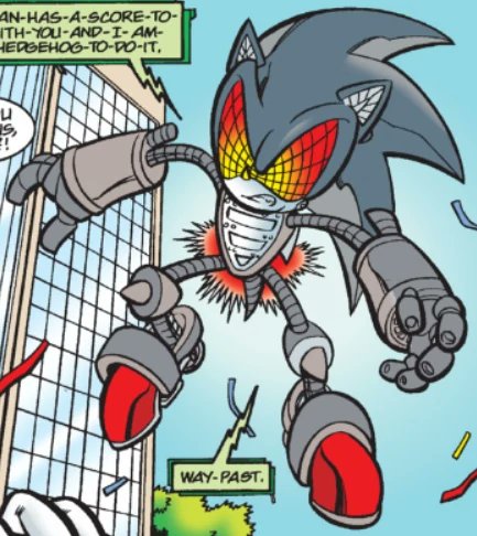 Mecha Sonic / Silver Sonic the Robotic Version of Sonic the