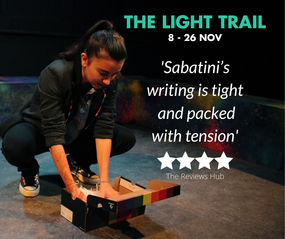 There's one week left to see The Light Trail, Lydia Sabatini's powerful and dramatic story about the effect psychosis has on one teenage girl and those around her. More info and tickets here: bit.ly/3zaY2mW #TheLightTrail #HopeAutumn