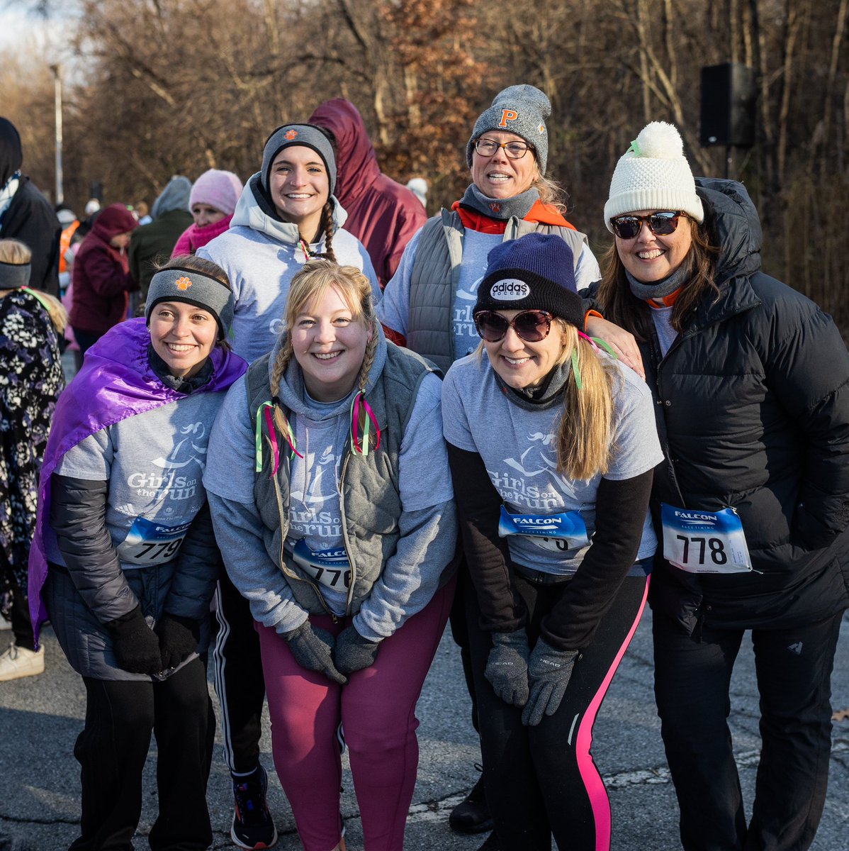 PASDLitCoach's tweet photo. Proud to announce the conclusion of @NorthsideROARs Fall 2022 #GirlsOnTheRun program with a chilly 5K this morning at @HACC. Smiles all around!😄 #GirlEmpowermentProgram #GOTRCurriculum #GOTR #GirlsOnTheRunIsSoMuchFun #GirlsOnTheRunWoohoo https://t.co/hK6RIwkWgq