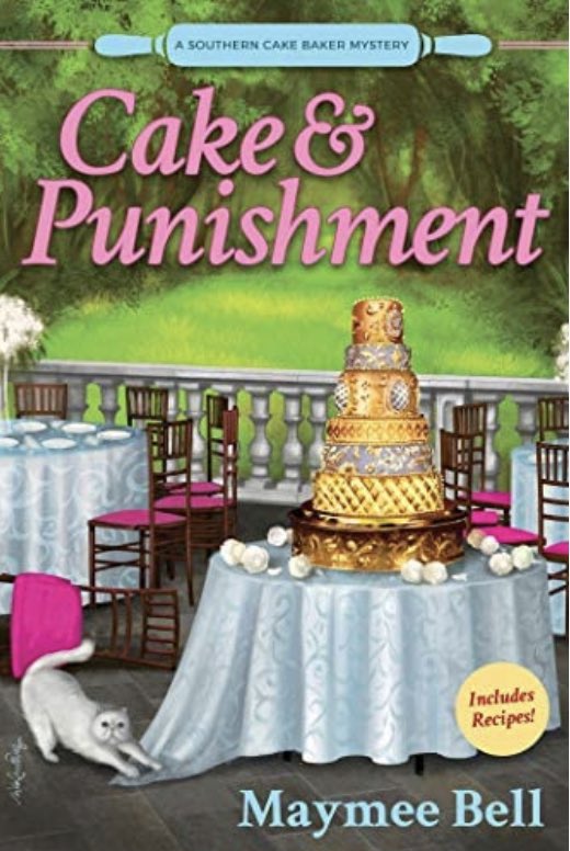 #cozymystery review on my website. A southern cake baker mystery. #MaymeeBell #baking #TonyaKappes #bookstagram literarybaker.com/red-velvet-cru…