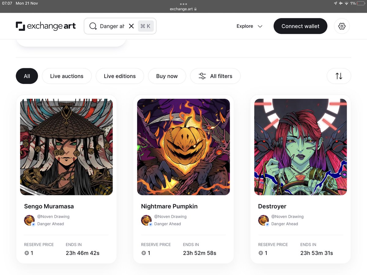 novendrawing's tweet photo. Auction LIVE on @exchgART
Danger Ahead Series
Join the bid now!
Link 👇
https://t.co/UhoeJUSOAv
#NFT #NFTs #SolanaNFT #solana #artwork #nft2d #NFTartwork #NFTCommmunity #NFTMarketplace #nftauction #exchangeart https://t.co/PyFGCoK68u
