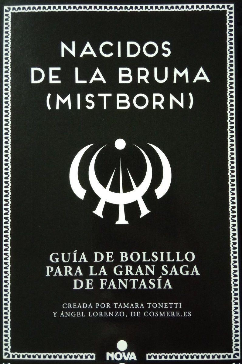 Chema on X: Nacidos de la Bruma (Mistborn): Guía de bolsillo para la gran  saga de fantasía, creada por @Cosmere_es. Lectura ligera para prepararnos  para El metal perdido, recordando lo más importante