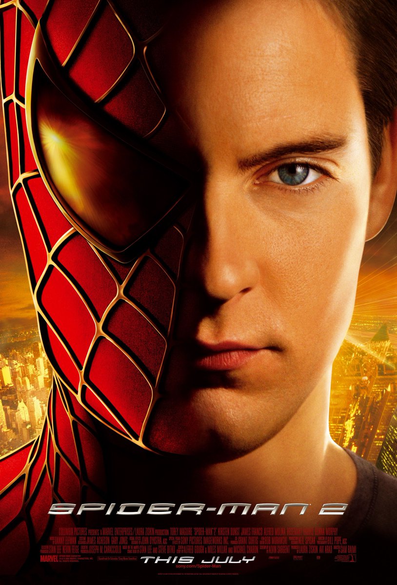 RT @Shots_SpiderMan: Poster of Spider-Man 2 (2004). https://t.co/eQGWQmxHSb