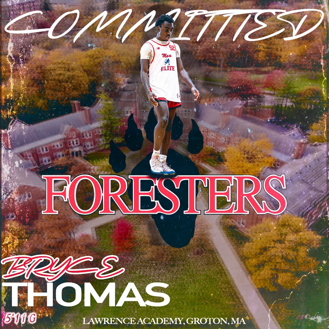 Bryce Thomas (@_brycethomas) on Twitter photo I am excited to announce my commitment to Lake Forest College. I want to give a special thanks to Eric Polli, Mass Elite, Lawrence Academy, and all the coaches who recruited me!#GoForesters🐾
@LFC_MBB <a href="/MassEliteHoop/">Mass Elite</a> I am excited to announce my commitment to Lake Forest College. I want to give a special thanks to Eric Polli, Mass Elite, Lawrence Academy, and all the coaches who recruited me!#GoForesters🐾
@LFC_MBB <a href="/MassEliteHoop/">Mass Elite</a>