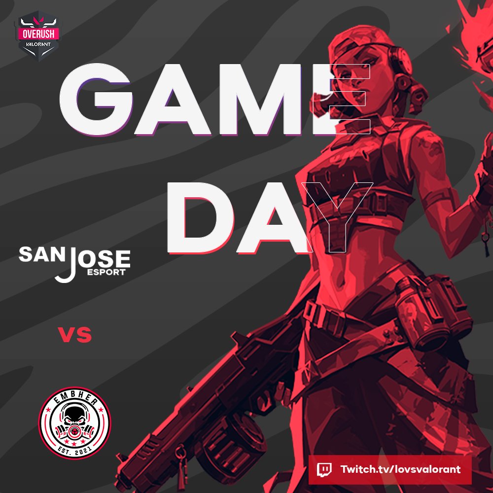 Vamos hoy en nuestro primer match del Clasificatorio 5 de @LOVSValorant 
🆚 <a href="/EsportsEmbher/">EMBHER ESPORTS</a> 
⏰8:00 P.M
🖥️twitch.tv/lovsvalorant

Vamos a demostrar como siempre nuestro nivel en esta competencia y nos vemos en la cancha!!!!