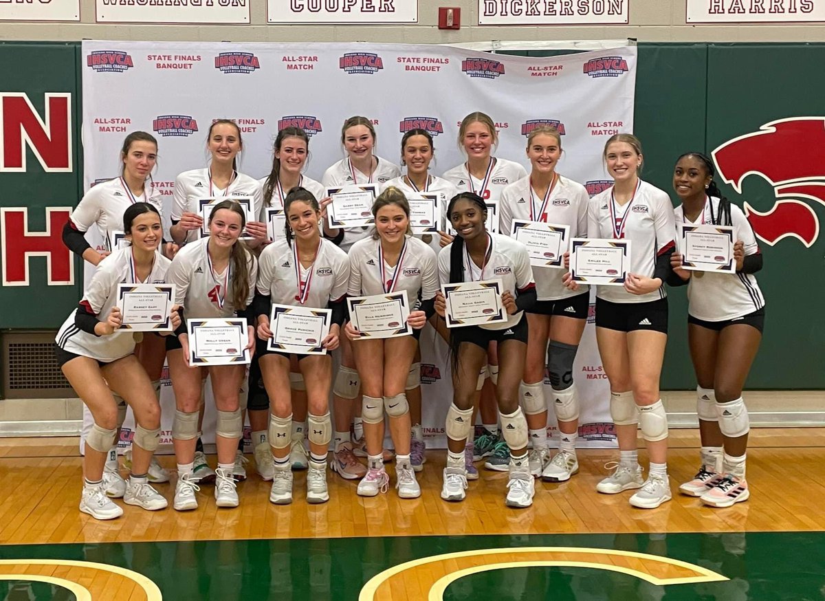 Congrats to <a href="/Ella_Scott4/">Ella Scott</a> for making the Indiana All-Stars for a 2nd year!! So proud of you! <a href="/ihsvca/">IHSVCA</a>