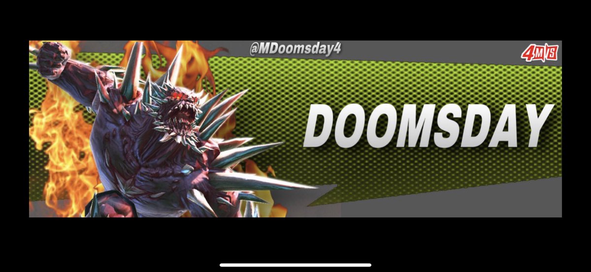 MDoomsday4's tweet image. Doomsday is HAPPY FOR THIS AMAZING BANNER!!! @Krillin4MVS thank for this.