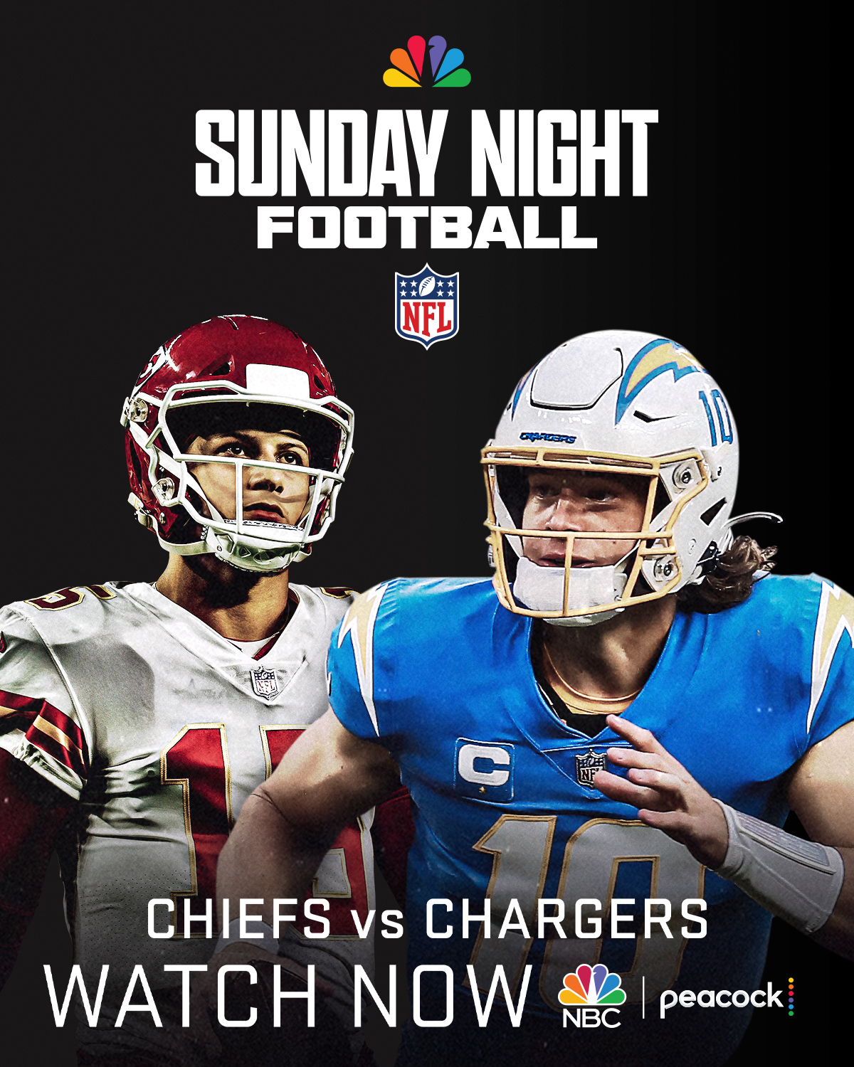 peacock streaming sunday night football