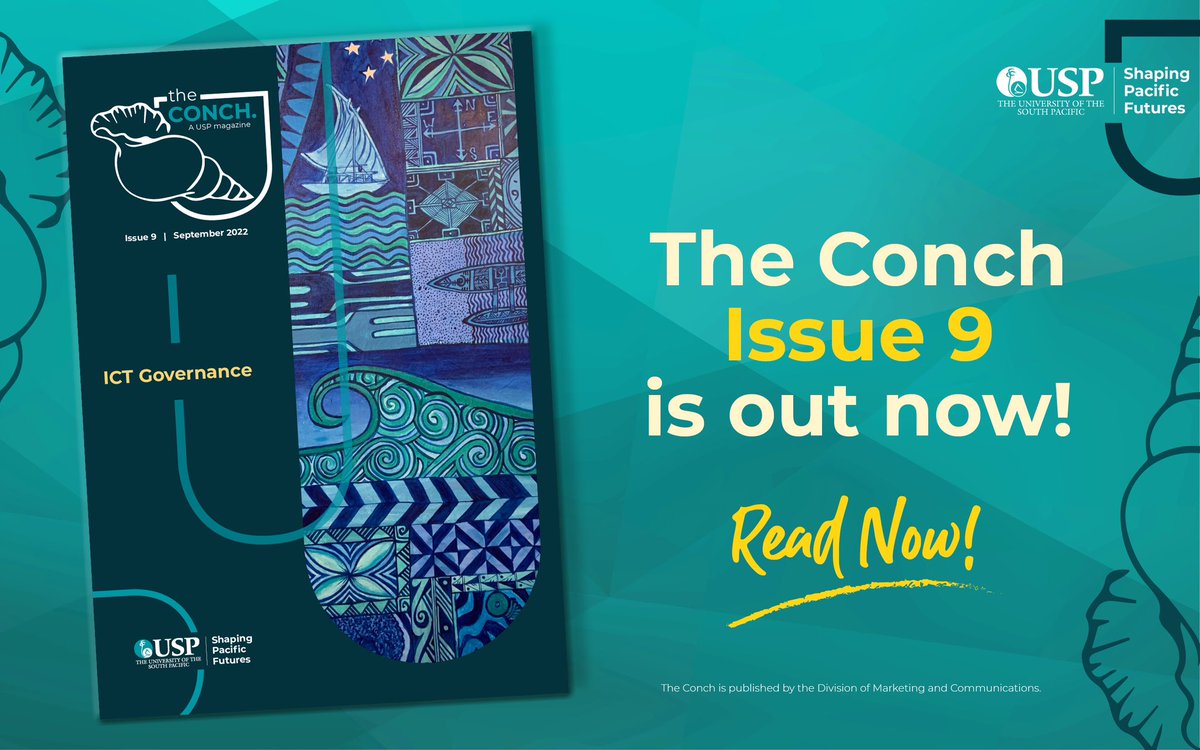 UniSouthPacific's tweet photo. Issue 9 of The Conch is out now!
Read the full magazine at ππ½: https://t.co/3kUBD6GnB4
#TheConch #TeamUSP https://t.co/8JvlSqdShM