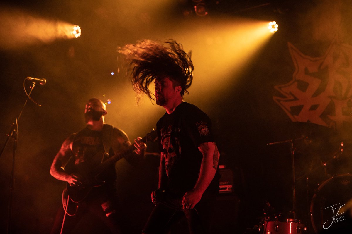ASHEN_DEATH's tweet photo. Some killer shots taken by the talented Jessica of @jvphotofilm
At fridays gig supporting @skeletalremainsofficial at @badlands.bar. what a night 🤘☠️💀
 
@yourmatebookings
#deathmetalshow #Deathmetal #australiandeathmetal #australianmetal #ashen #ashendeath #ashendeathmetal https://t.co/2zeVsDQpGk