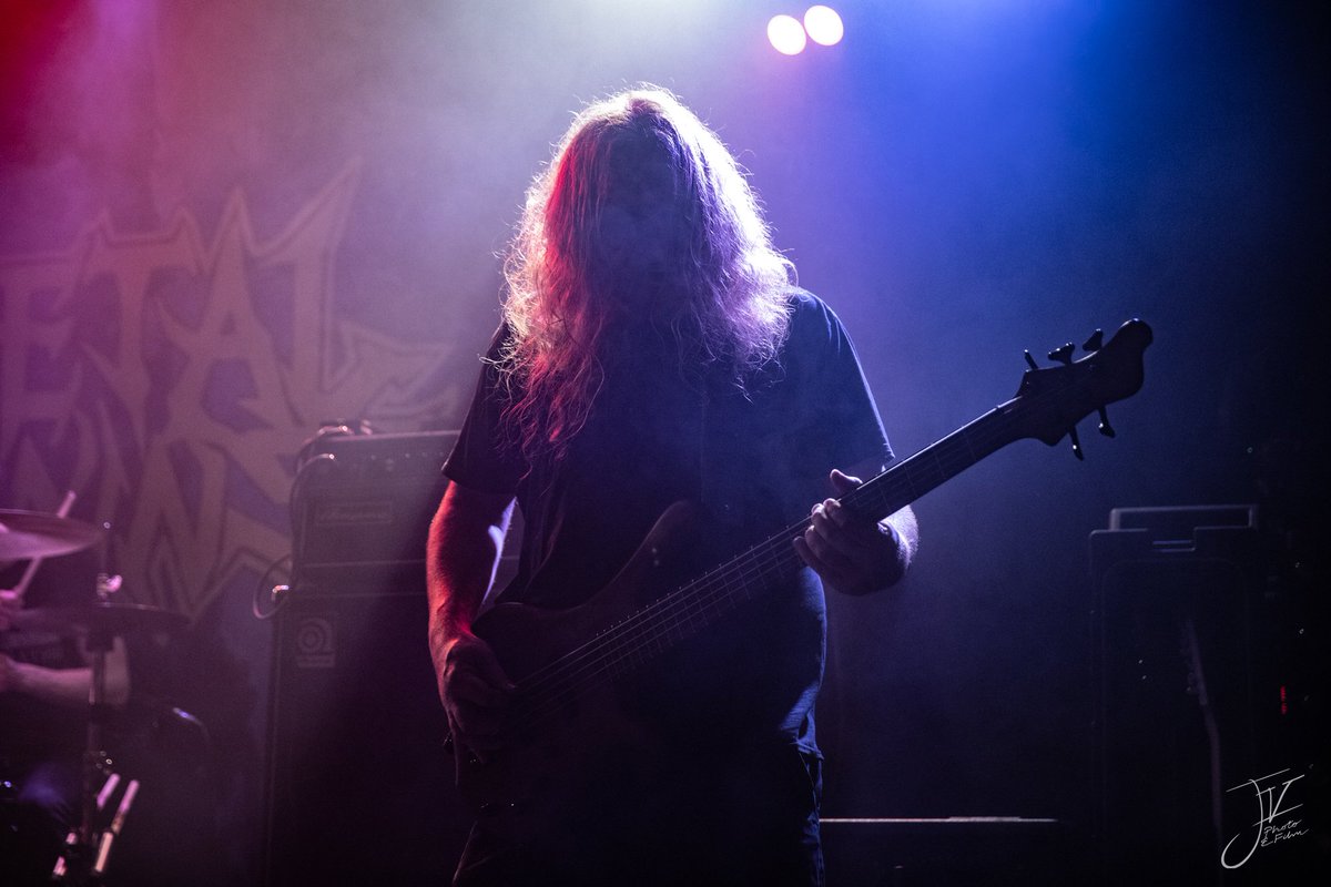 ASHEN_DEATH's tweet photo. Some killer shots taken by the talented Jessica of @jvphotofilm
At fridays gig supporting @skeletalremainsofficial at @badlands.bar. what a night 🤘☠️💀
 
@yourmatebookings
#deathmetalshow #Deathmetal #australiandeathmetal #australianmetal #ashen #ashendeath #ashendeathmetal https://t.co/2zeVsDQpGk
