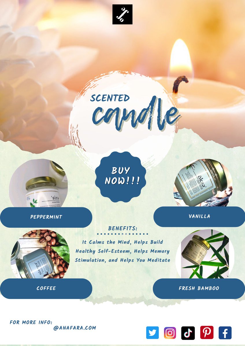 jojephilippines's tweet photo. Let's start our monday with a little re-wax-ation JoJe Pips! Candles calms the mind, especially when burned with vanilla, coffee, peppermint, and fresh bamboo. Browse our page if you want to calm your mind this monday!🥰

#MarketingMonday
#ScentedCandles https://t.co/PIoTOvGg0n