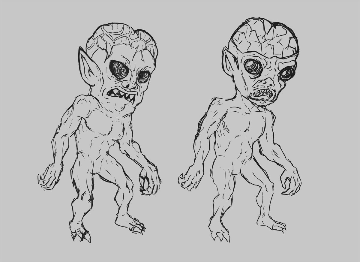 This was a redesign of a 60s alien. 
#alien #60smovie #aliens #creature #monster #conceptart #art #drawing #digitaldrawing #digitalart #character #characterdesign #spooky #extraterrestrial #artstudent #videogame #videogameart