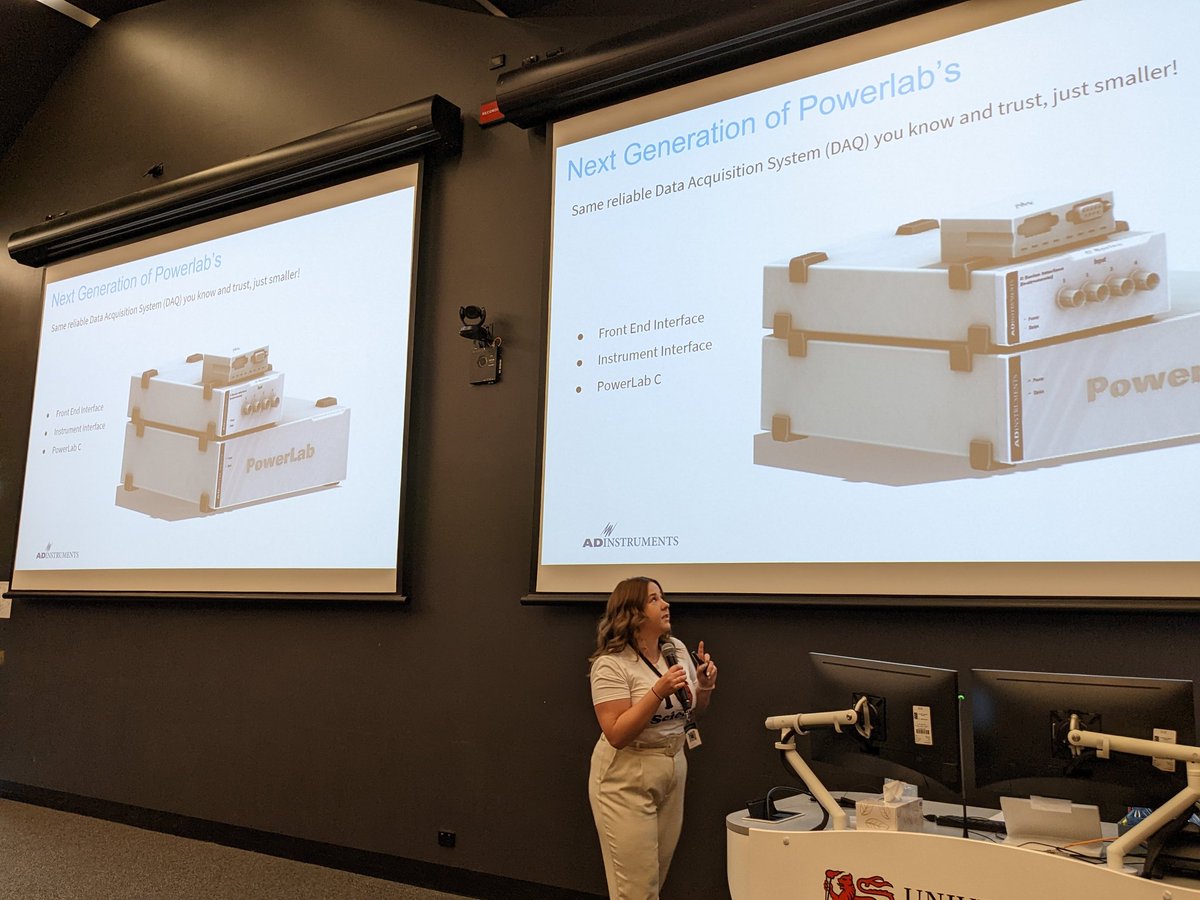 AuPhysiolSoc's tweet photo. Many thanks to @ADInstruments for their past and ongoing support of our society meeting! Excellent kit for in vivo physiological measurements! #AuPS2022 https://t.co/K9x53ws0QM