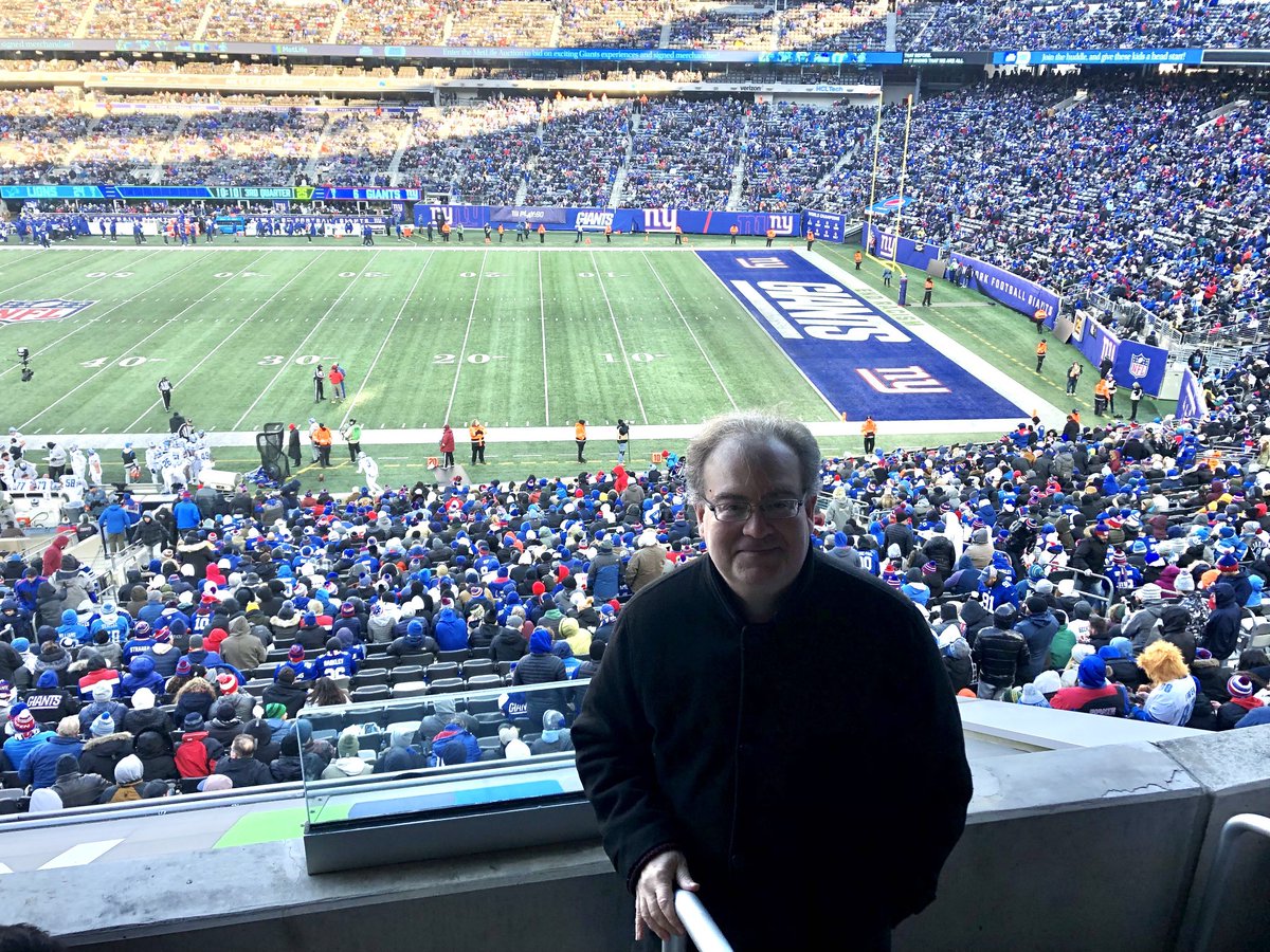 Bone-chilling day. Fortunate to luck into Suite tickets for the Giants game. Not so fortunately, they lost to the Lions!