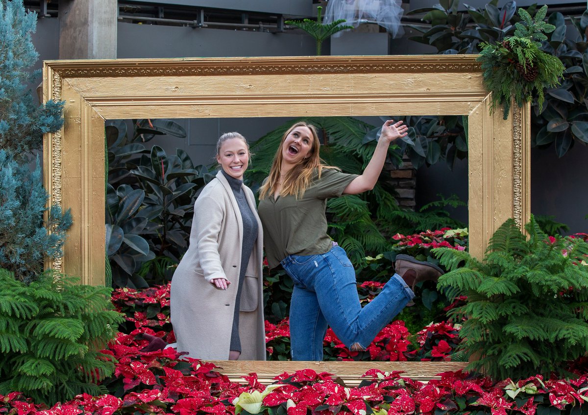 Greg Southam (@gregsoutham) on Twitter photo Laura Degrande and Kailee Weber pose for a picture in the feature pyramid of <a href="/yegmuttart/">Muttart Conservatory</a> where the current exhibit Dashing Through the Snow is on display. Laura Degrande and Kailee Weber pose for a picture in the feature pyramid of <a href="/yegmuttart/">Muttart Conservatory</a> where the current exhibit Dashing Through the Snow is on display.