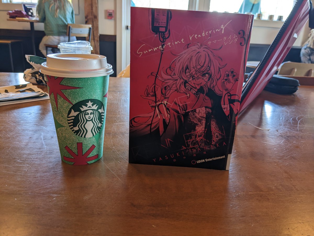 Living my best manga and coffee life. Thanks for publishing such kickass titles <a href="/UdonEnt/">UDON Entertainment</a> <a href="/Starbucks/">Starbucks</a> #manga #coffee