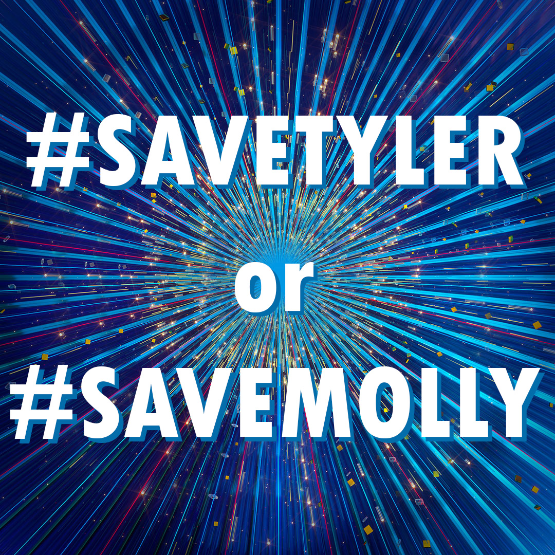 SCD_Live_Tour's tweet photo. In the dance off tonight are... 

Molly and Carlos
and
Tyler and Dianne

Who do you want the judges to save? #SaveMolly or #SaveTyler https://t.co/xEDFR1SQHL