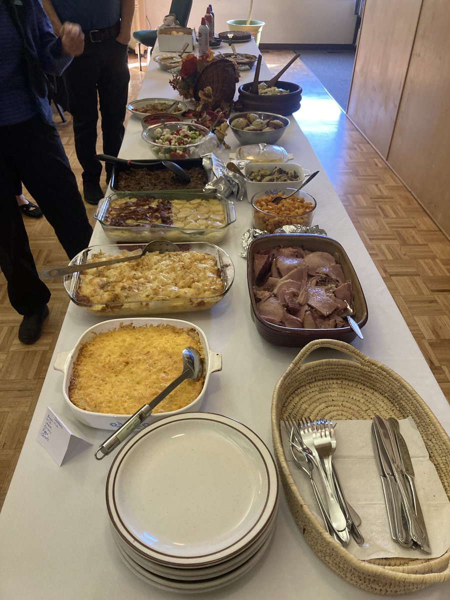 Time for thanksgiving potluck!