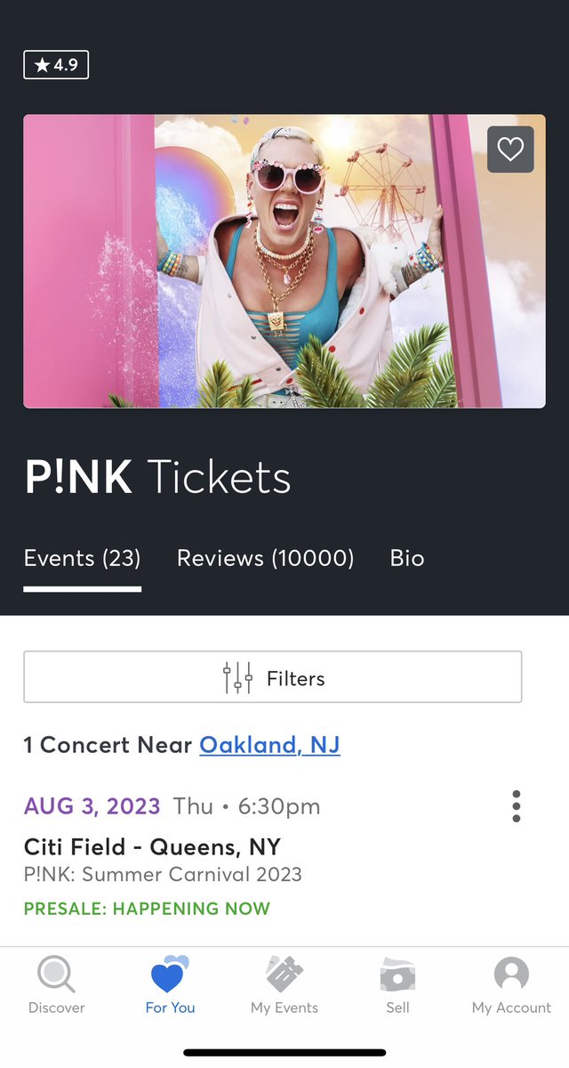 growingupgroff's tweet photo. So excited to see @Pink with my daughters in August— snagged them tix for their 10th bdays. It will be their first ever concert! Been waiting since Can’t Take Me Home to see you live, girlfriend!! https://t.co/wjXeUnjgda