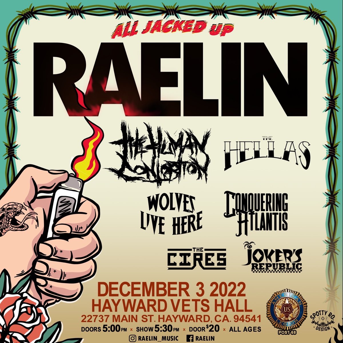 ConquerAtlantis's tweet image. Playing Northern California December 3rd come see us Live! 🤘🏻❤️