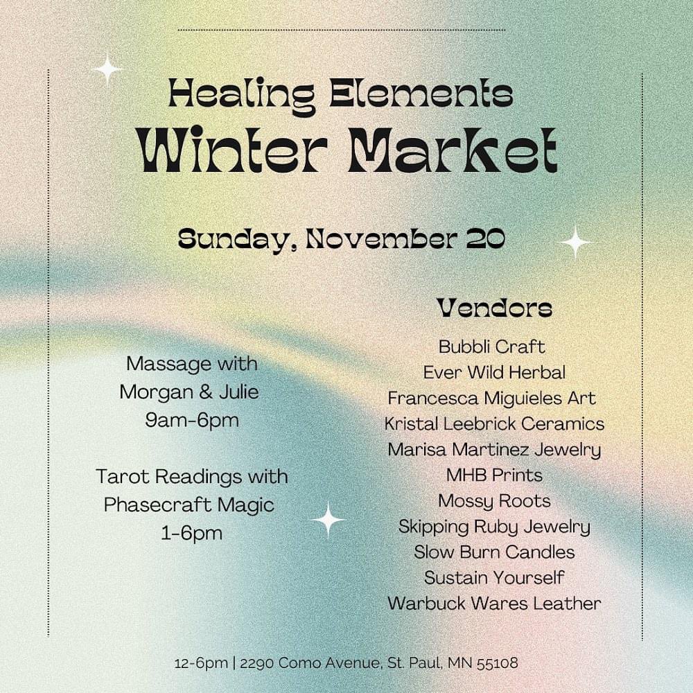 Wrestle_Connect's tweet photo. Today in St Paul
Please go see the #everwildherbal booth!
She’s my best bestest friend!
#stpaul #stpaulminnesota #wintermarket #healingelements https://t.co/9NJtKxzfNk