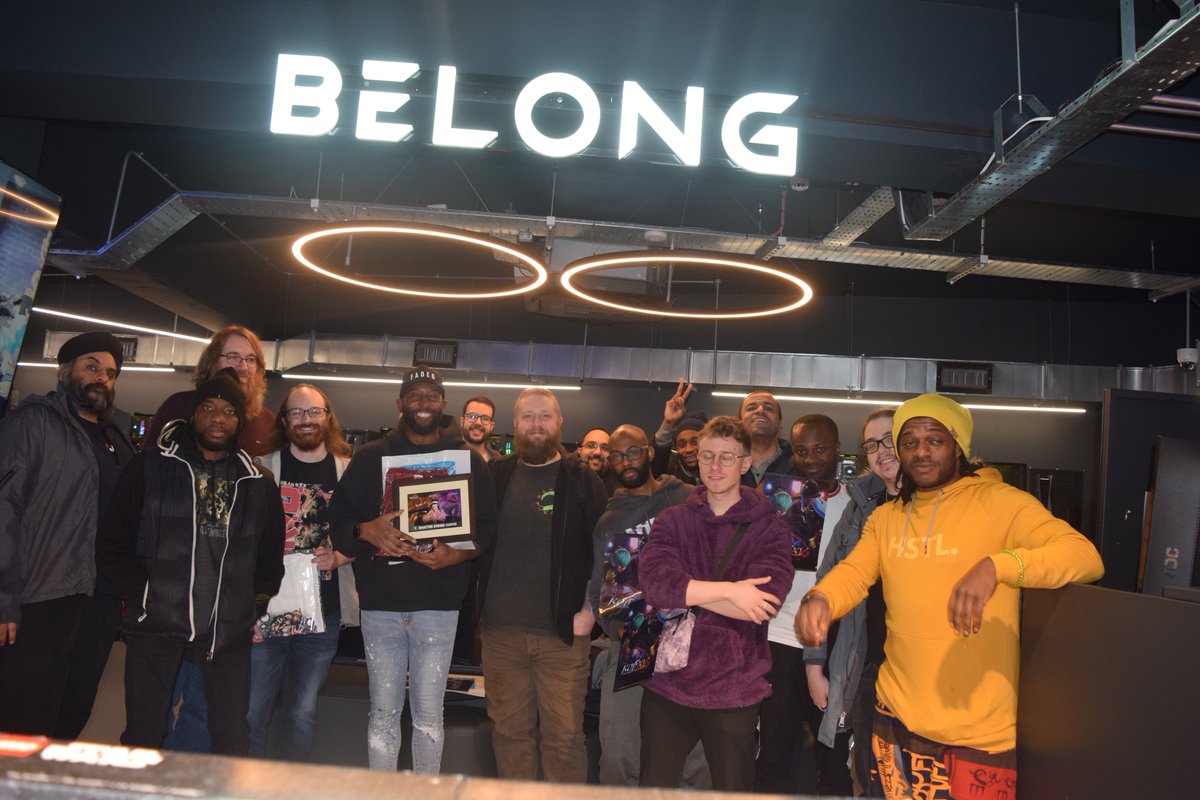 electronicdojo's tweet photo. Congratulations to our #KOFX #shatterstrike winner @SUPREME_SUPA79 who played amazing today! Also shoutouts to 2nd place @MowatMan and 3rd place @justinxavier21 ….Cheer up Justin! 😂😋 Was a great event, thanks to all that joined us in person and on stream! GG’s all!💪 https://t.co/D3z46clQpE