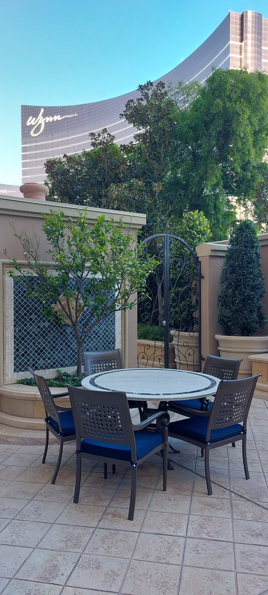 erickayson's tweet photo. ...and this is our balcony! Thank you @PalazzoVegas for offering this suite. Absolutely amazing! #amexbusiness https://t.co/l4u8YrHPQT