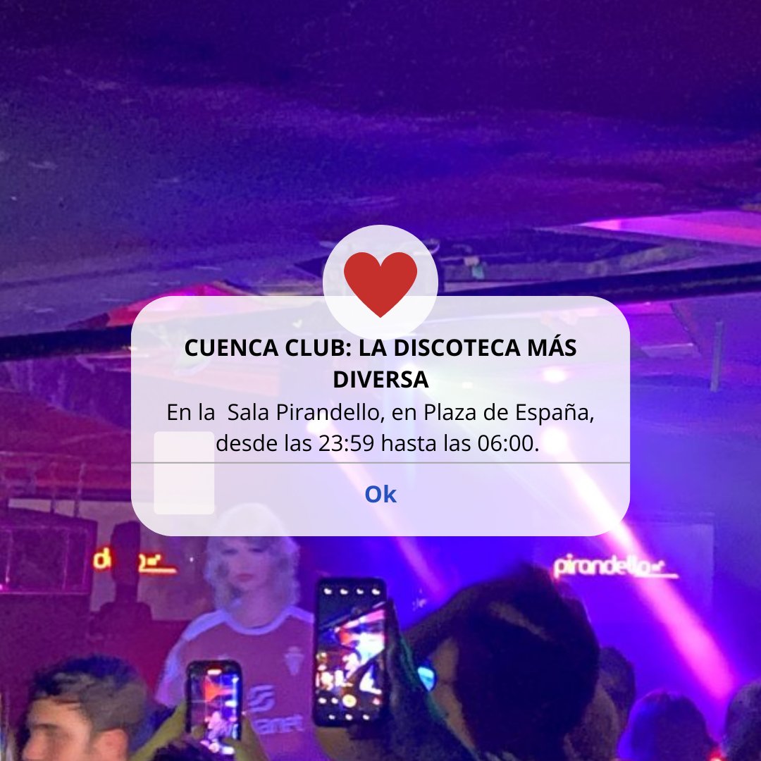 zetademadriz's tweet photo. Cuenca Club es la discoteca más diversa de Madrid, famosa por ser un lugar frecuentado por personas del colectivo LGBTIQ+ y respetuosa con todo tipo de públicos.
Link en nuestra biografía.
#cuencaclub #madrid #discotecas #discotecasmadrid #salirpormadrid #fiesta #salapirandello https://t.co/PtBZaNQZjM