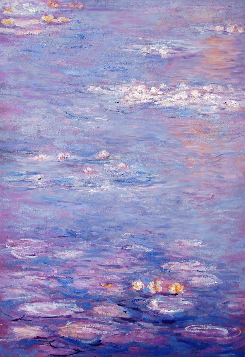 AngelsWhisperr's tweet image. Purple and Monet