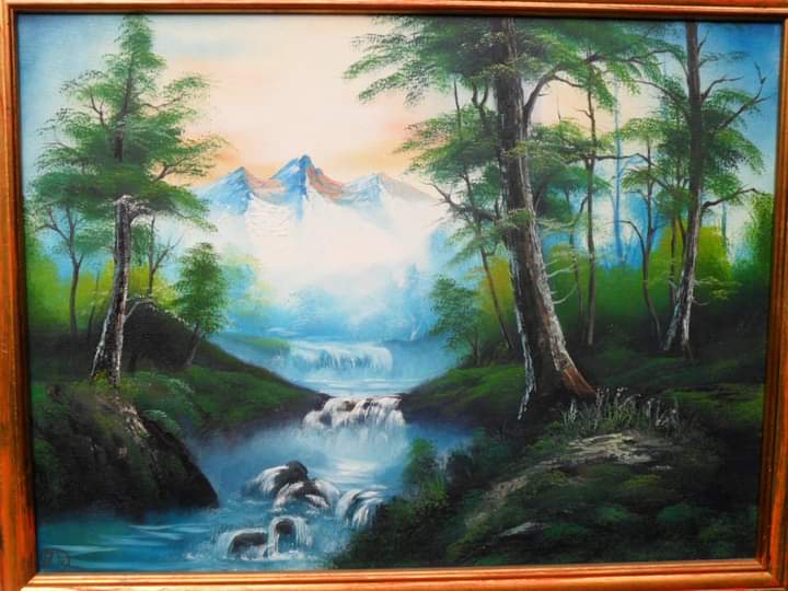 paulduncan85's tweet image. #art for you to enjoy 
#portraits #animationcels #landscapes