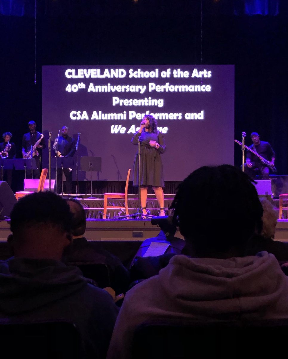 Got to do what I love at my Alma Mater lastnight for their 40 Year Celebration 🥹
#ClevelandSchoolOfTheArts #ProudAlumni