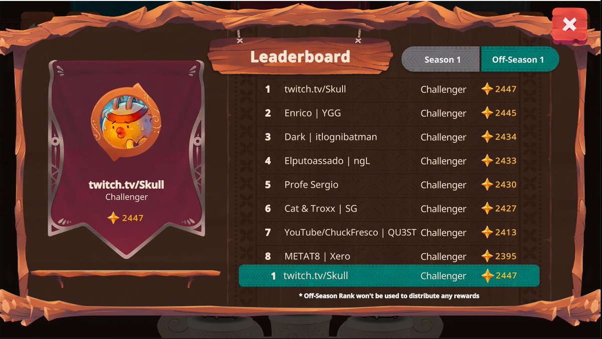 Ahhh pero en la season normal soy horrible