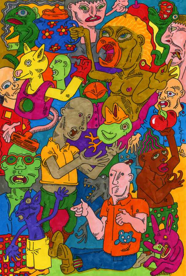 MarkDalderup's tweet photo. #floating #green #bird #marker #art #felttip #art #illustration #yellow #cat #teapot #redflowers #apple #teddybear #purple #rabbit #stuffingkeywords #vacuumcleaner #holiday #forgottenworld #drawing #image #worldcup https://t.co/1BD3YhD0IW